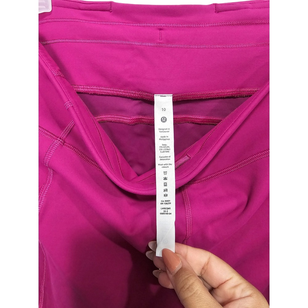 Lululemon Invigorate High-Rise Tight 25" Magenta Purple Leggings NWT Size 10 - Picture 6 of 10